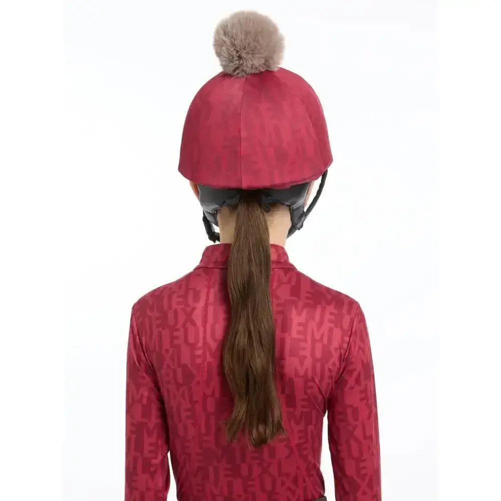 Lemieux Casey Hat Silk Ember-Hat Silks-Lemieux-Ember-Horsey Shopping