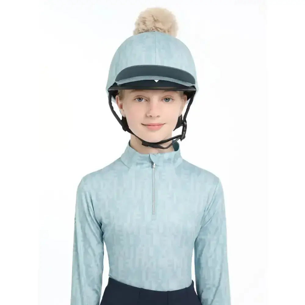 Lemieux Casey Hat Silk Glacier-Hat Silks-Lemieux-Glacier-Horsey Shopping