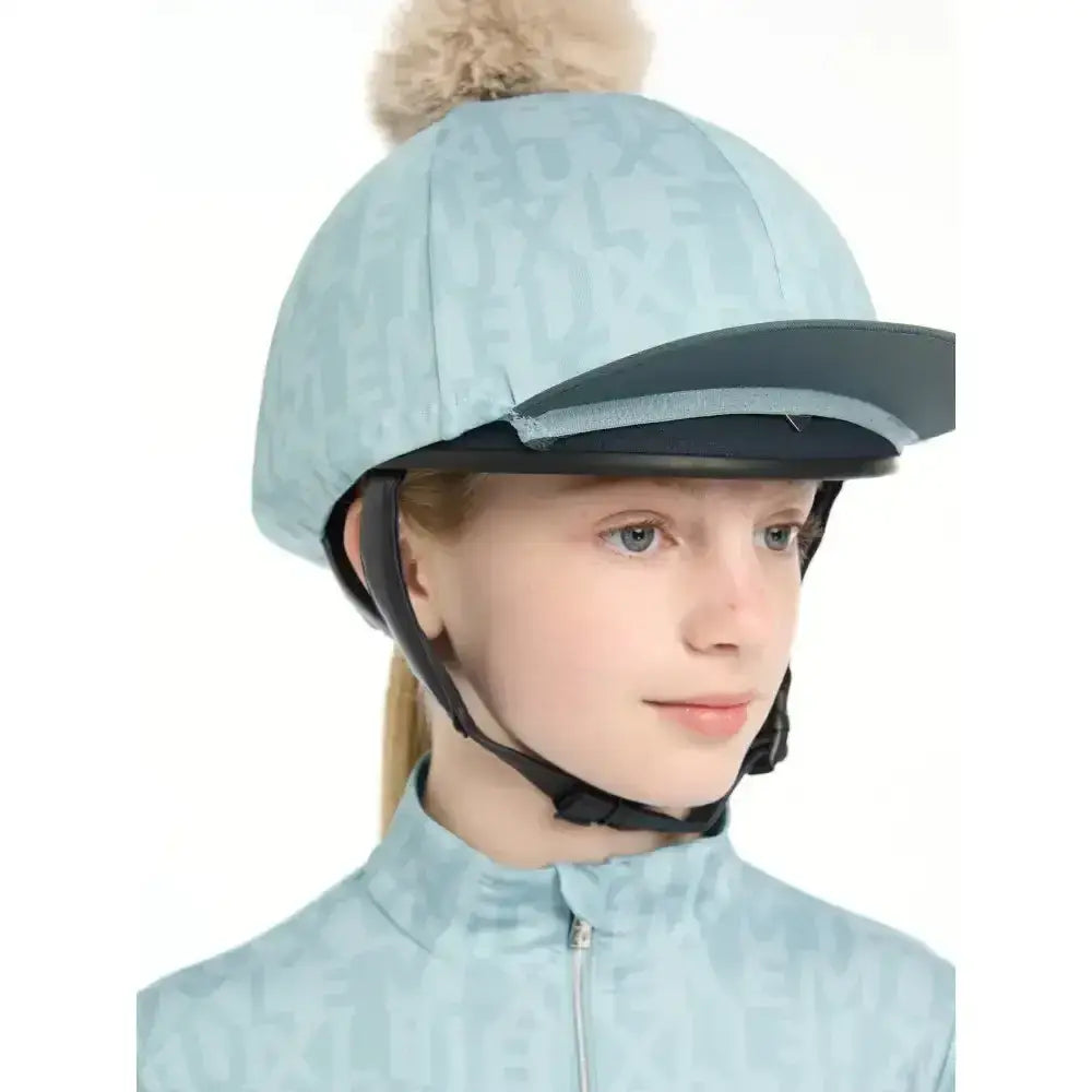 Lemieux Casey Hat Silk Glacier-Hat Silks-Lemieux-Glacier-Horsey Shopping