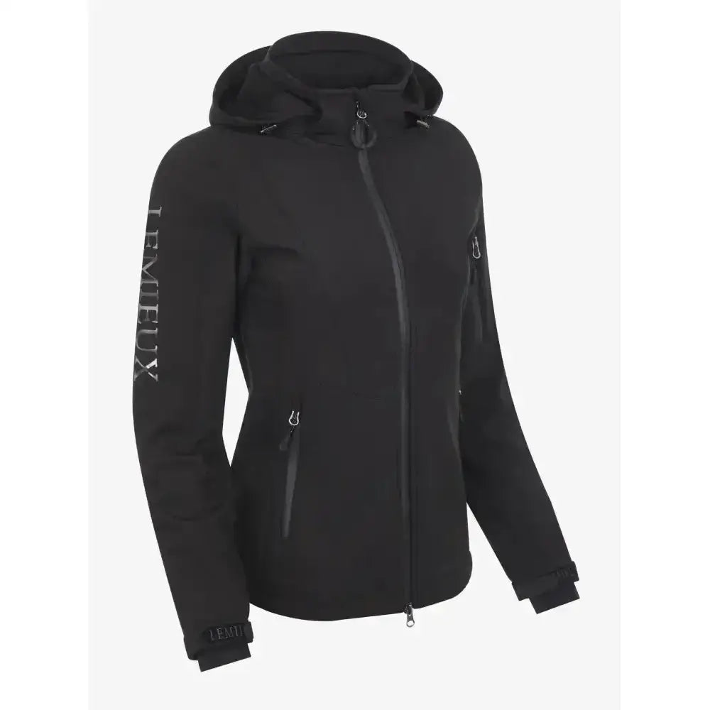 Lemieux Celine Soft Shell Jacket Black-Outdoor Coats & Jackets-Lemieux-6-Horsey Shopping