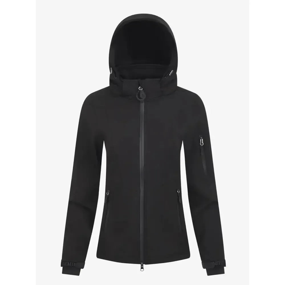 Lemieux Celine Soft Shell Jacket Black-Outdoor Coats & Jackets-Lemieux-6-Horsey Shopping