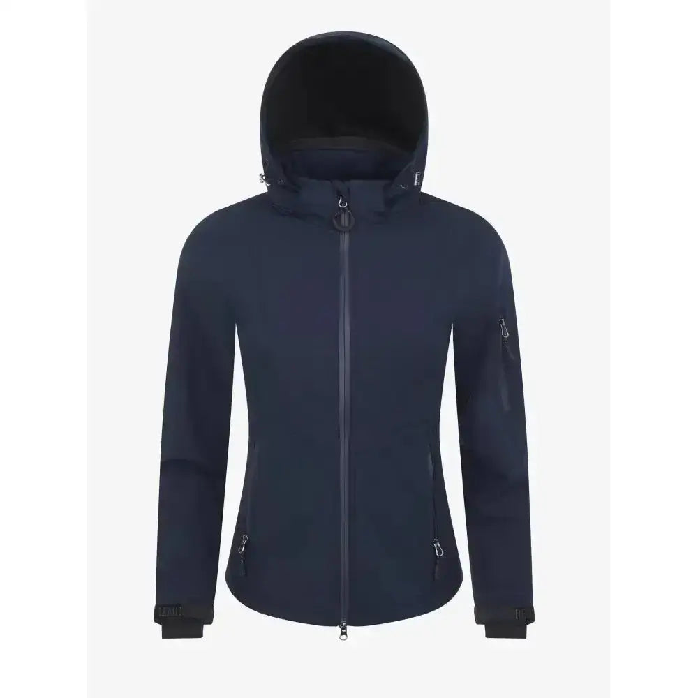 Lemieux Celine Soft Shell Jacket Navy-Outdoor Coats & Jackets-Lemieux-6-Horsey Shopping
