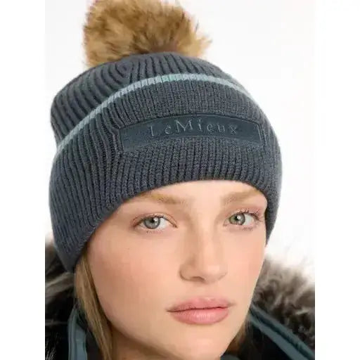 Lemieux Clara Cable Beanie Petrol-Headwear-Lemieux-One Size-Petrol-Horsey Shopping