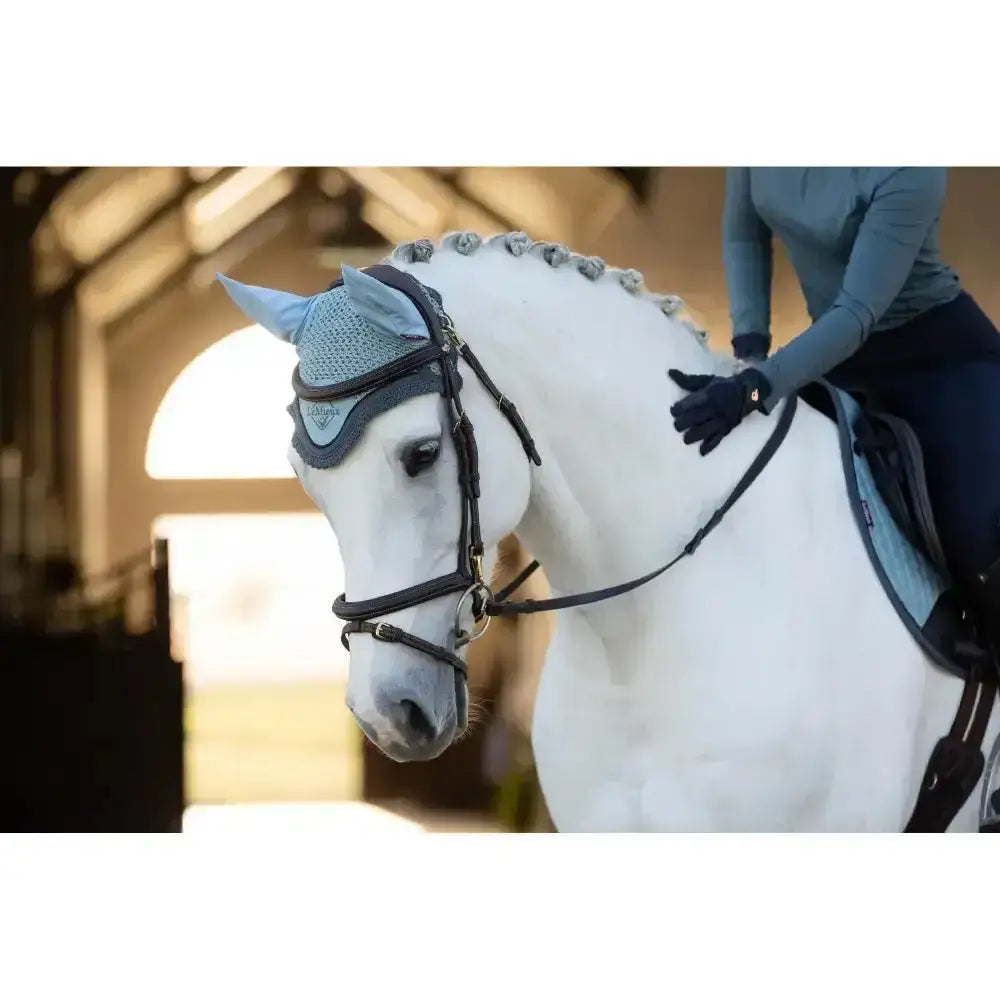 Lemieux Classic Fly Hood Glacier-Horse Ear Bonnets-Lemieux-X-Large-Glacier-Horsey Shopping