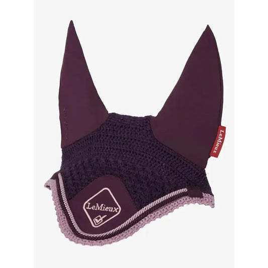 Lemieux Classic Fly Hoods Fig-Horse Ear Bonnets-Lemieux-X Large-Horsey Shopping
