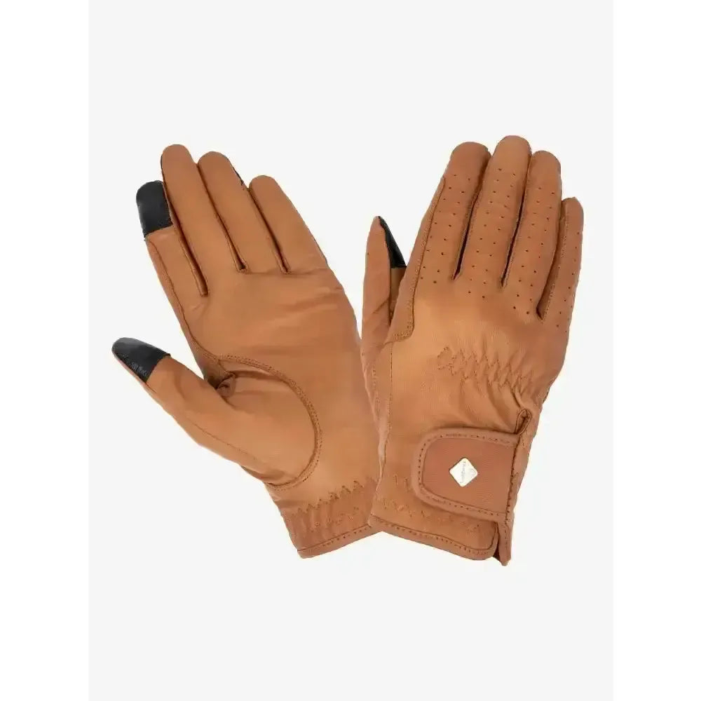 Lemieux Classic Leather Riding Gloves-Riding Gloves-Lemieux-Tan-X Small-Horsey Shopping