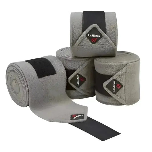 Lemieux Classic Polo Bandages Grey-Leg Bandages-Lemieux-Grey-Full (Set Of 4)-Horsey Shopping