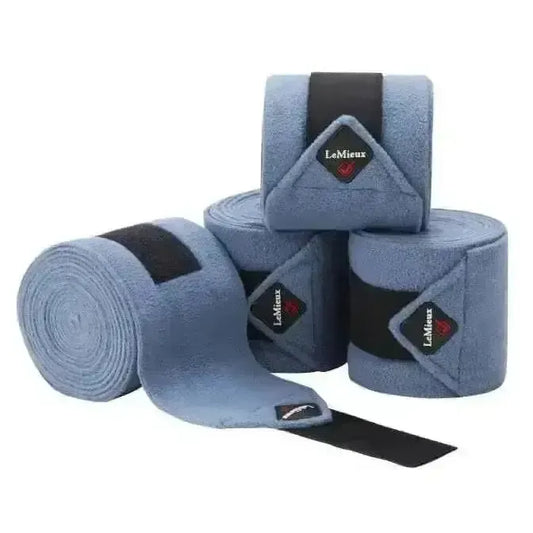 Lemieux Classic Polo Bandages Ice Blue-Leg Bandages-Lemieux-Iceblue-Full (Set Of 4)-Horsey Shopping