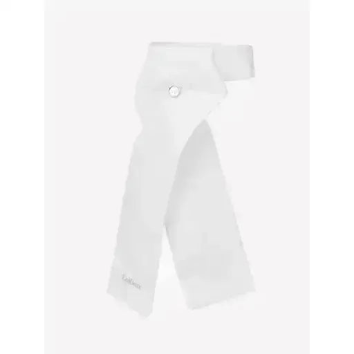 Lemieux Classic Stock White-Ready-Tied Stocks-Lemieux-White-One Size-Horsey Shopping