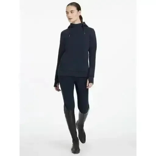 Lemieux Classique Hoodie Navy-Hoodies-Lemieux-Navy-UK 10-Horsey Shopping