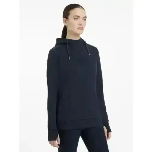 Lemieux Classique Hoodie Navy-Hoodies-Lemieux-Navy-UK 10-Horsey Shopping