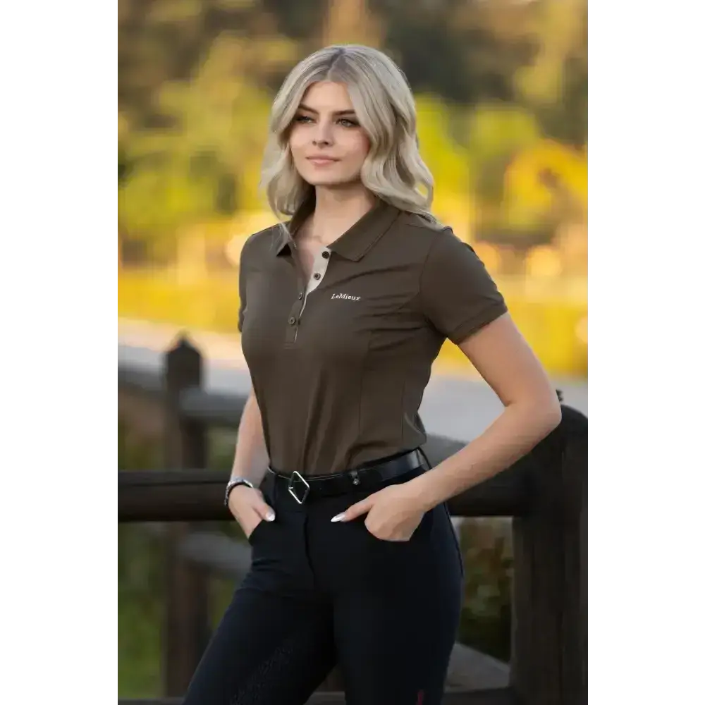 Lemieux Classique Polo Shirt Alpine-Polo Shirts-Lemieux-UK 6-Alpine-Horsey Shopping