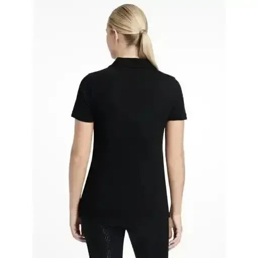 Lemieux Classique Polo Shirt Black-Polo Shirts-Lemieux-Black-UK 6-Horsey Shopping