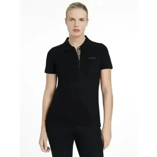Lemieux Classique Polo Shirt Black-Polo Shirts-Lemieux-Black-UK 6-Horsey Shopping