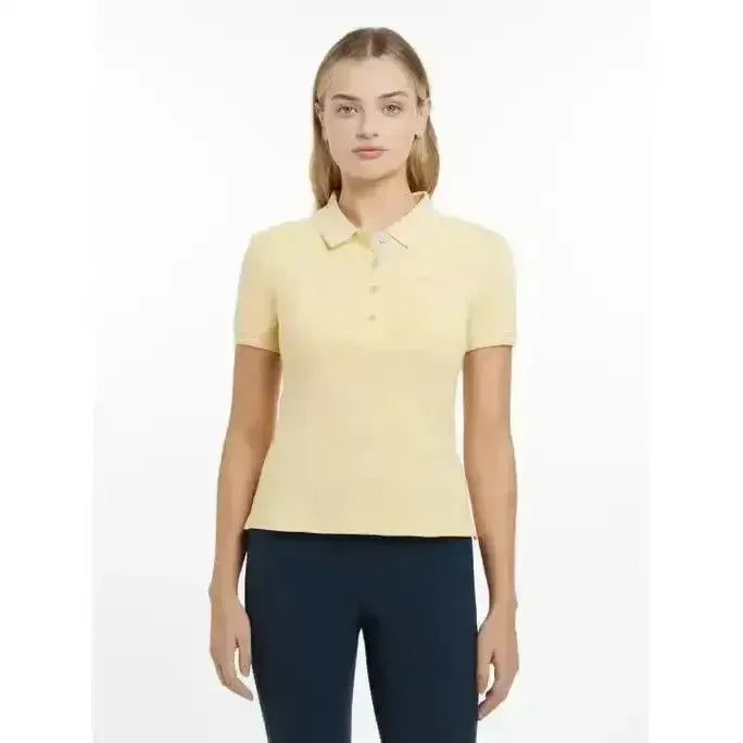 Lemieux Classique Polo Shirt Mimosa-Polo Shirts-Lemieux-Mimosa-UK 6-Horsey Shopping