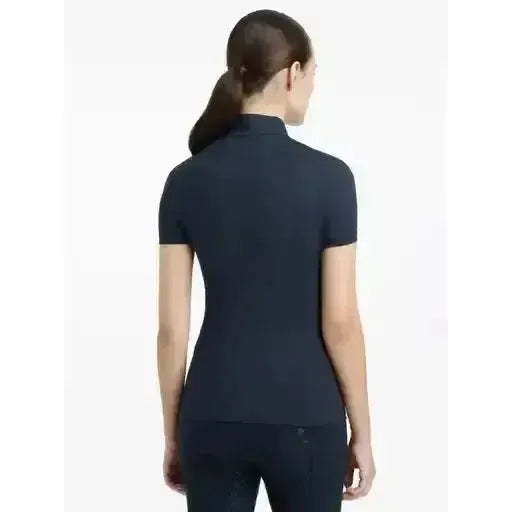 Lemieux Classique Short Sleeve Base Layer Navy-Base Layers-Lemieux-Navy-UK 6-Horsey Shopping