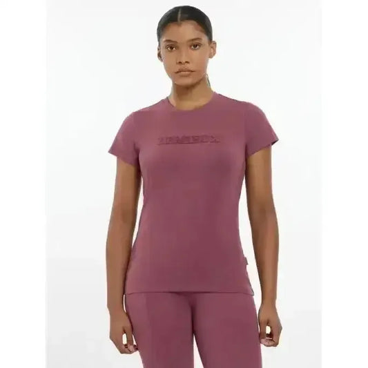Lemieux Classique T-Shirt Rosewood-T Shirts-Lemieux-Rosewood-UK 6-Horsey Shopping