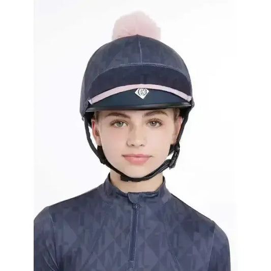 Lemieux Clea Hat Silk Dusk Blue-Hat Silks-Lemieux-Dusk Blue-One Size-Horsey Shopping