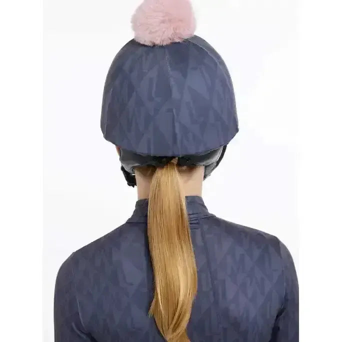 Lemieux Clea Hat Silk Dusk Blue-Hat Silks-Lemieux-Dusk Blue-One Size-Horsey Shopping