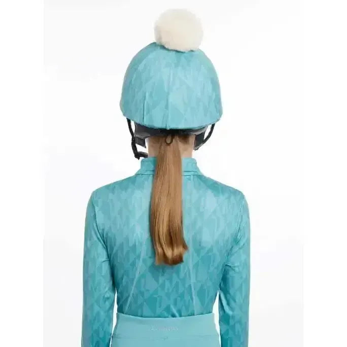 Lemieux Clea Hat Silk Lagoon-Hat Silks-Lemieux-Lagoon-One Size-Horsey Shopping
