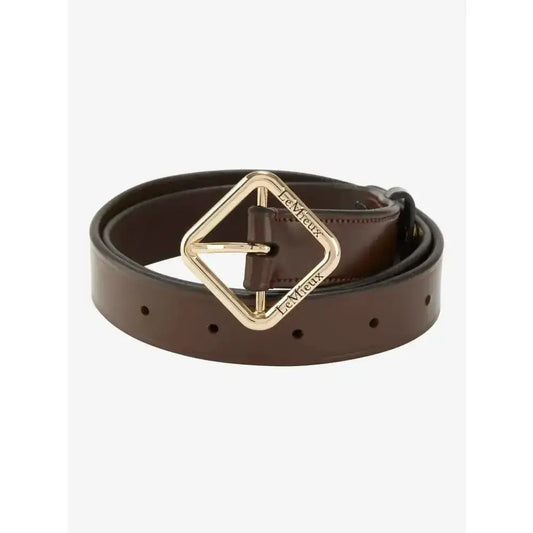 Lemieux Cleo Leather Belt Brown-Belts-Lemieux-X-Small-Brown-Horsey Shopping