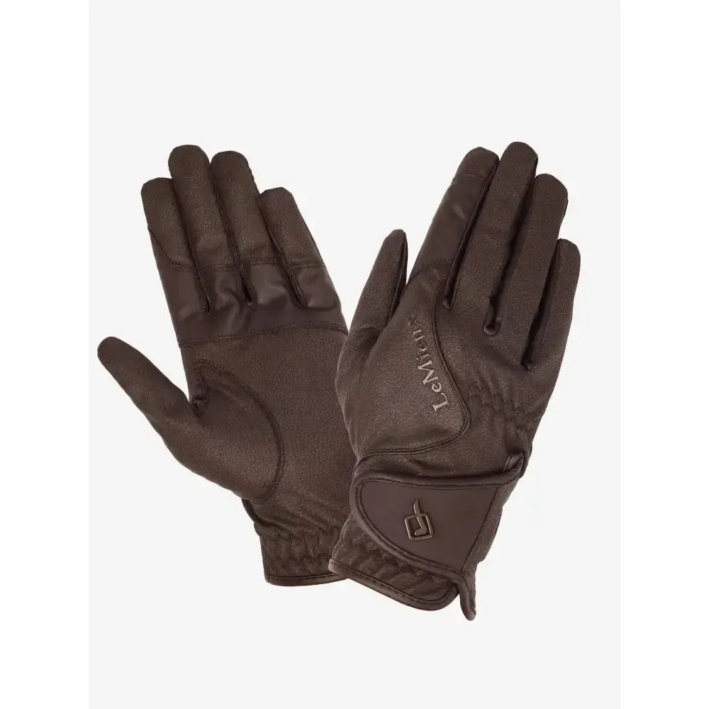 Lemieux Close Contact Glove Brown-Riding Gloves-Lemieux-X Small-Horsey Shopping