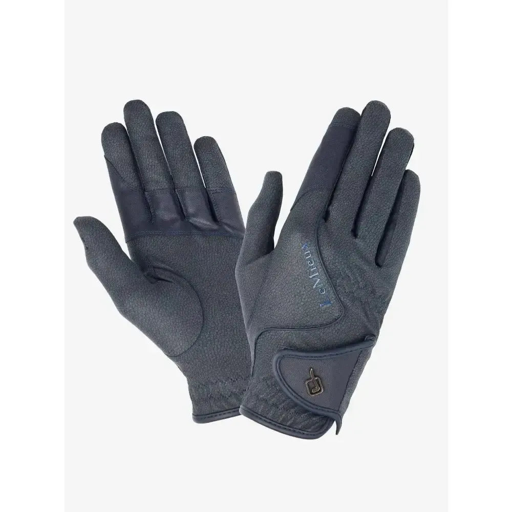 Lemieux Close Contact Glove Navy-Riding Gloves-Lemieux-X Small-Horsey Shopping