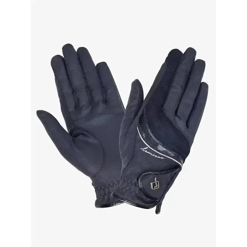 Lemieux Competition Gloves-Riding Gloves-Lemieux-Navy-X Small-Horsey Shopping