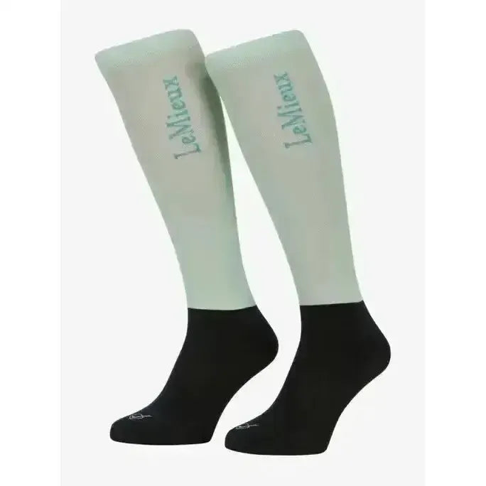 Lemieux Competition Socks 2 pack Aqua-Riding Socks-Lemieux-Aqua-X-Small-Horsey Shopping