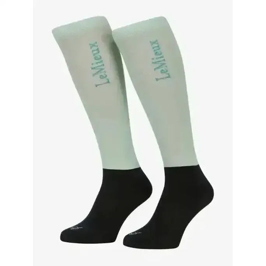 Lemieux Competition Socks 2 pack Aqua-Riding Socks-Lemieux-Aqua-X-Small-Horsey Shopping