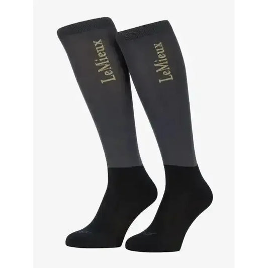 Lemieux Competition Socks 2 pack Dusk Blue-Riding Socks-Lemieux-Dusk Blue-X-Small-Horsey Shopping
