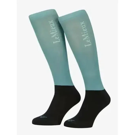 Lemieux Competition Socks 2 pack Lagoon-Riding Socks-Lemieux-Lagoon-X-Small-Horsey Shopping