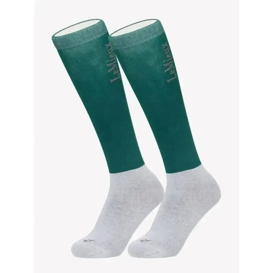 LeMieux Competition Socks Spruce Spruce Large Riding Socks