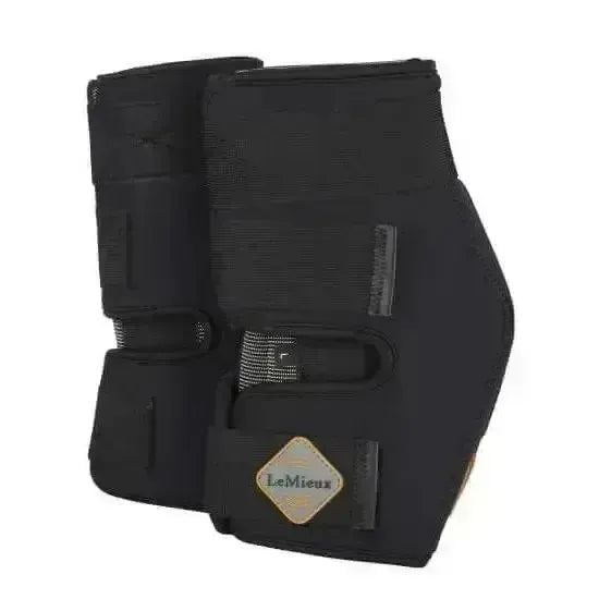 Lemieux Conductive Magno Hock Boots-Therapy Boots-Lemieux-Black-Medium-Horsey Shopping