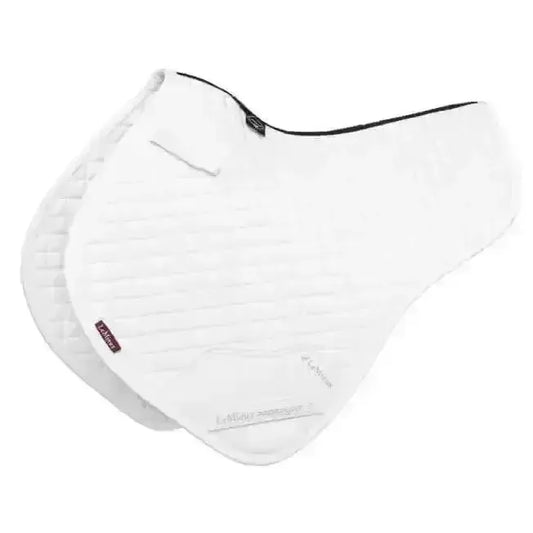 Lemieux Cotton Close Contact Half Square White-Numnahs-Lemieux-White-Large-Horsey Shopping