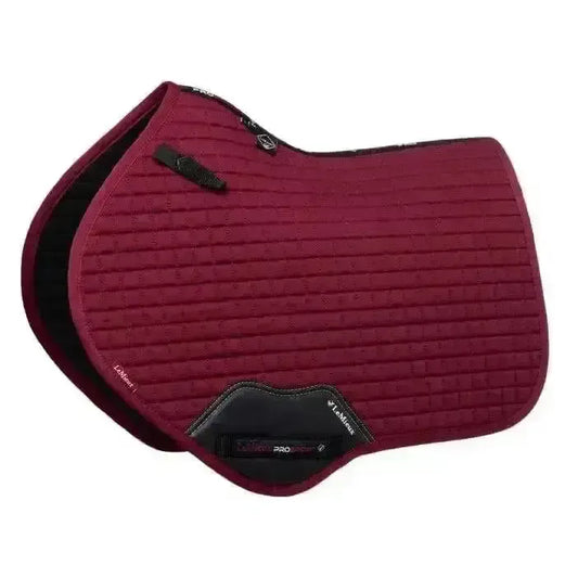 Lemieux Cotton Close Contact Square Burgundy-Saddle Pads-Lemieux-Burgundy-S/M-Horsey Shopping