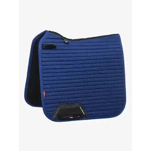 Lemieux Cotton Dressage Square Benetton-Dressage Saddle Pads-Lemieux-Large-Benetton Blue-Horsey Shopping