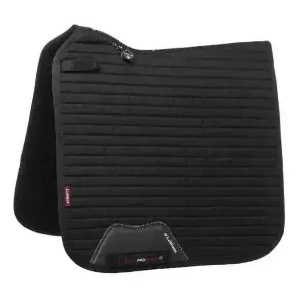 Lemieux Cotton Dressage Square Black-Dressage Saddle Pads-Lemieux-Black-S/M-Horsey Shopping