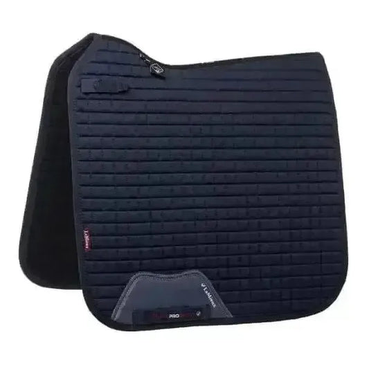 Lemieux Cotton Dressage Square Navy-Dressage Saddle Pads-Lemieux-Navy-S/M-Horsey Shopping