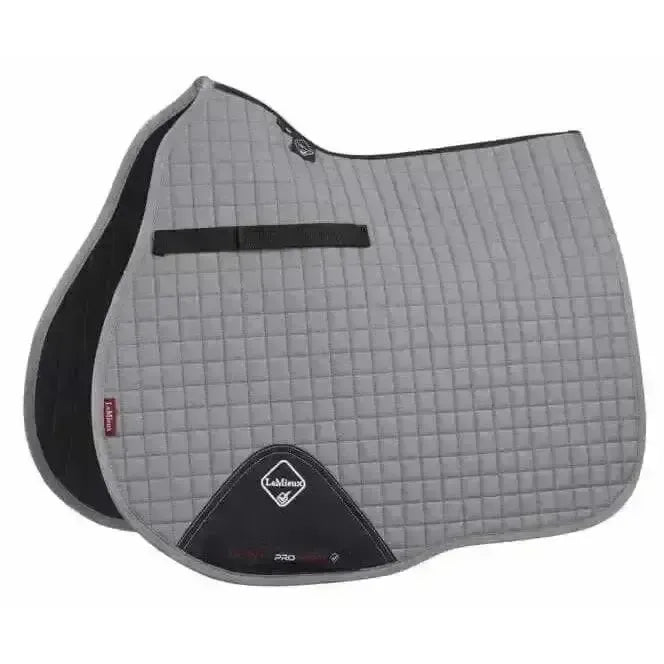 Lemieux Cotton GP Square Grey-Saddle Pads-Lemieux-Grey-S/M-Horsey Shopping
