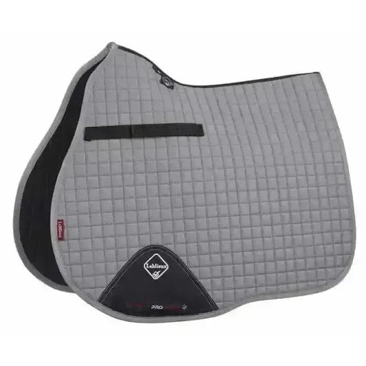 Lemieux Cotton GP Square Grey-Saddle Pads-Lemieux-Grey-S/M-Horsey Shopping