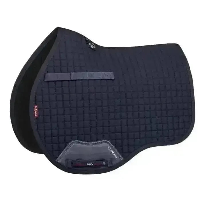 Lemieux Cotton GP Square Navy-Saddle Pads-Lemieux-Navy-S/M-Horsey Shopping