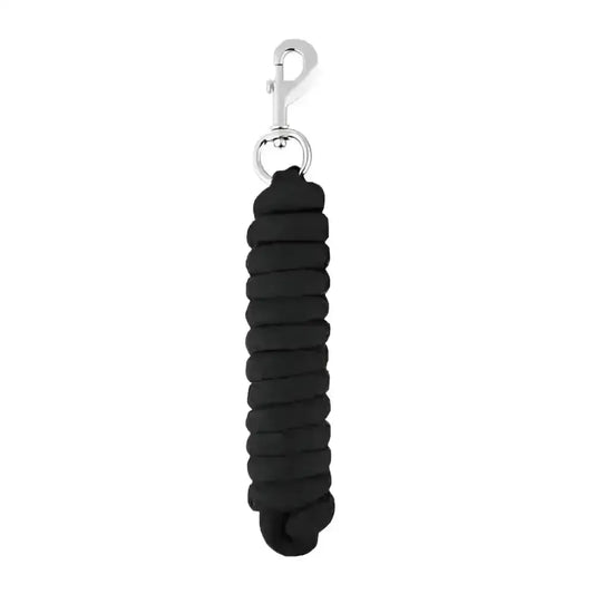 Lemieux Cotton Lead Rope Black-Lead Ropes-Lemieux-Black-One Size-Horsey Shopping