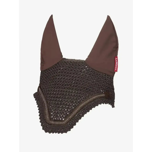 Lemieux Crystal Fly Hood Brown-Horse Ear Bonnets-Lemieux-Medium-Brown-Horsey Shopping