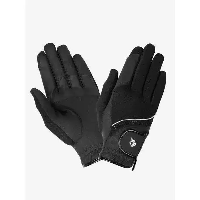 Lemieux Crystal Gloves Black-Riding Gloves-Lemieux-X-Small-Black-Horsey Shopping