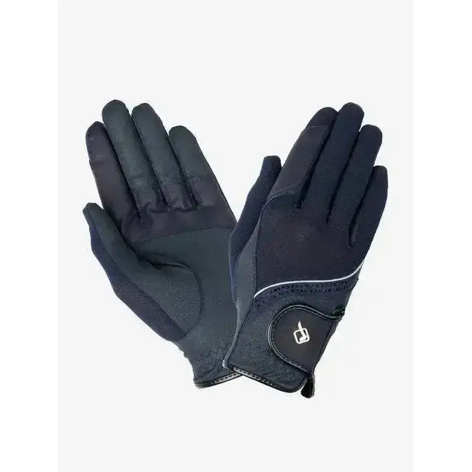 Lemieux Crystal Gloves Navy-Riding Gloves-Lemieux-X-Small-Navy-Horsey Shopping