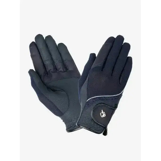 Lemieux Crystal Gloves Navy-Riding Gloves-Lemieux-X-Small-Navy-Horsey Shopping