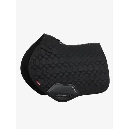 Lemieux Crystal Suede Close Contact Square Black-Saddle Pads-Lemieux-Small/Medium-Black-Horsey Shopping