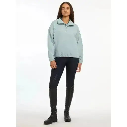 Lemieux Dana Quarter Zip Fleece Glacier-Jumpers-Lemieux-UK 6-Glacier-Horsey Shopping