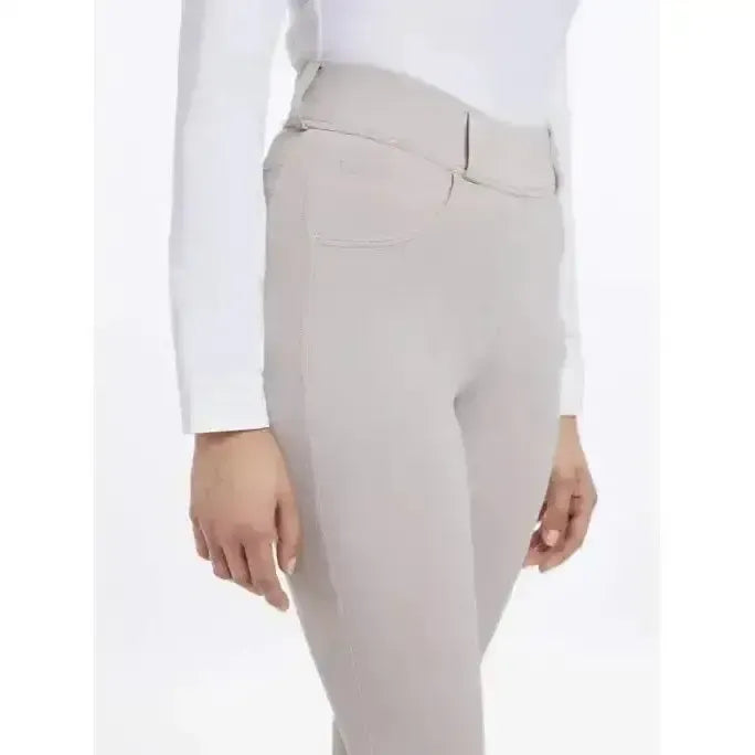 Lemieux Demi Bregging Stone-Riding Tights-Lemieux-Stone-UK 6-Horsey Shopping